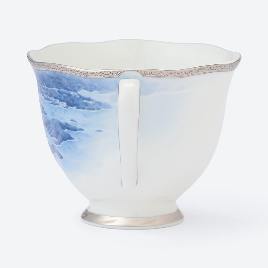 <NARUMI>コーヒー碗皿(英虞湾)