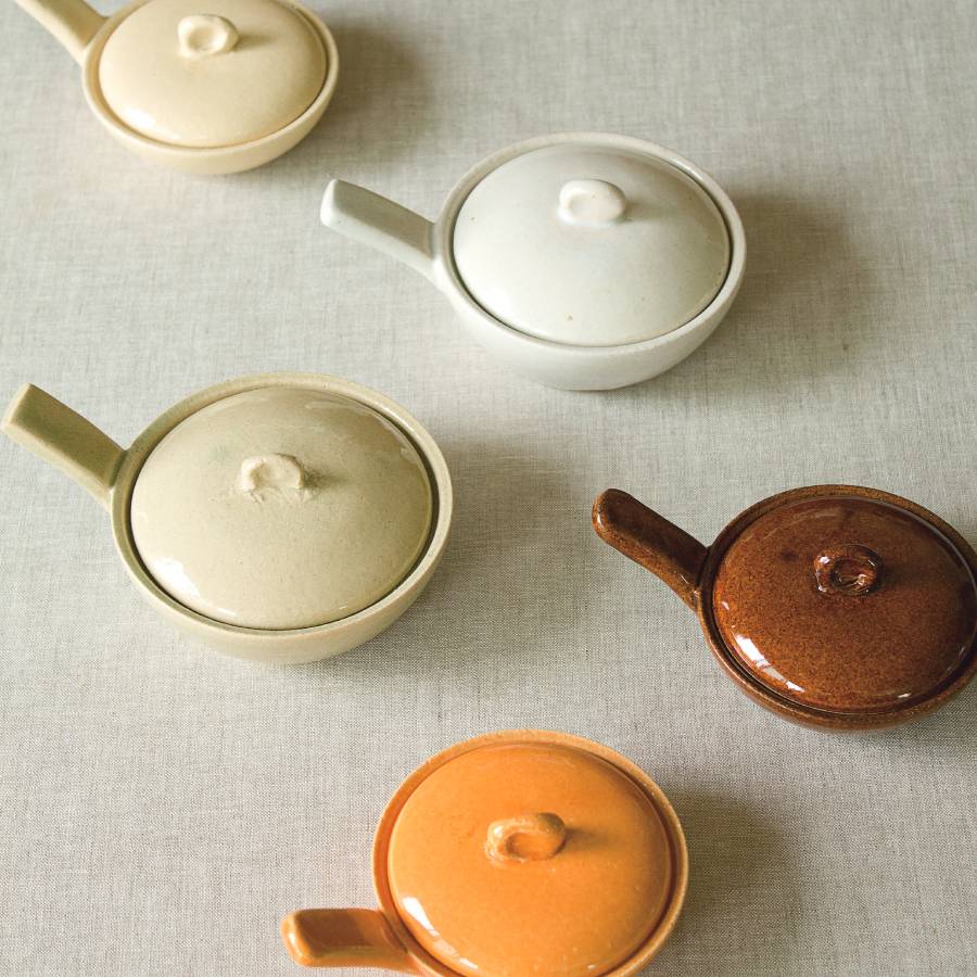 伊賀焼エッグベーカー小 イエロー