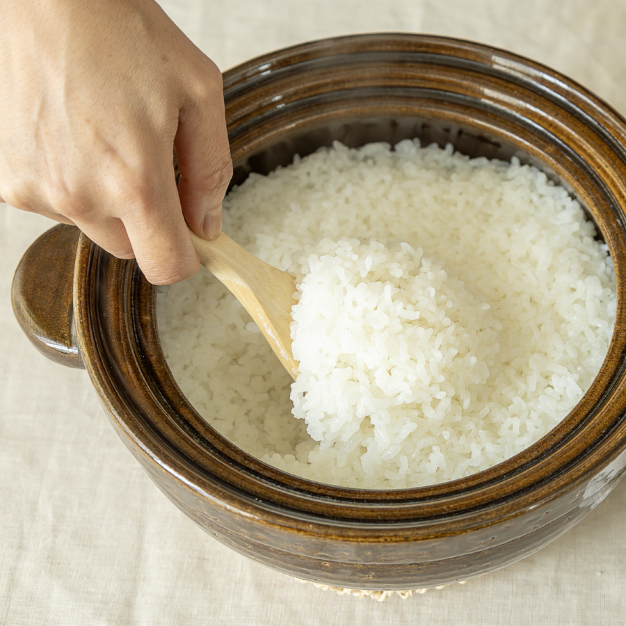 ＜伊賀焼窯元　長谷園＞かまどさんプレミアム　二合炊き 飴