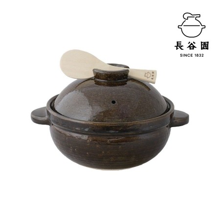＜伊賀焼窯元　長谷園＞かまどさんプレミアム　二合炊き 飴