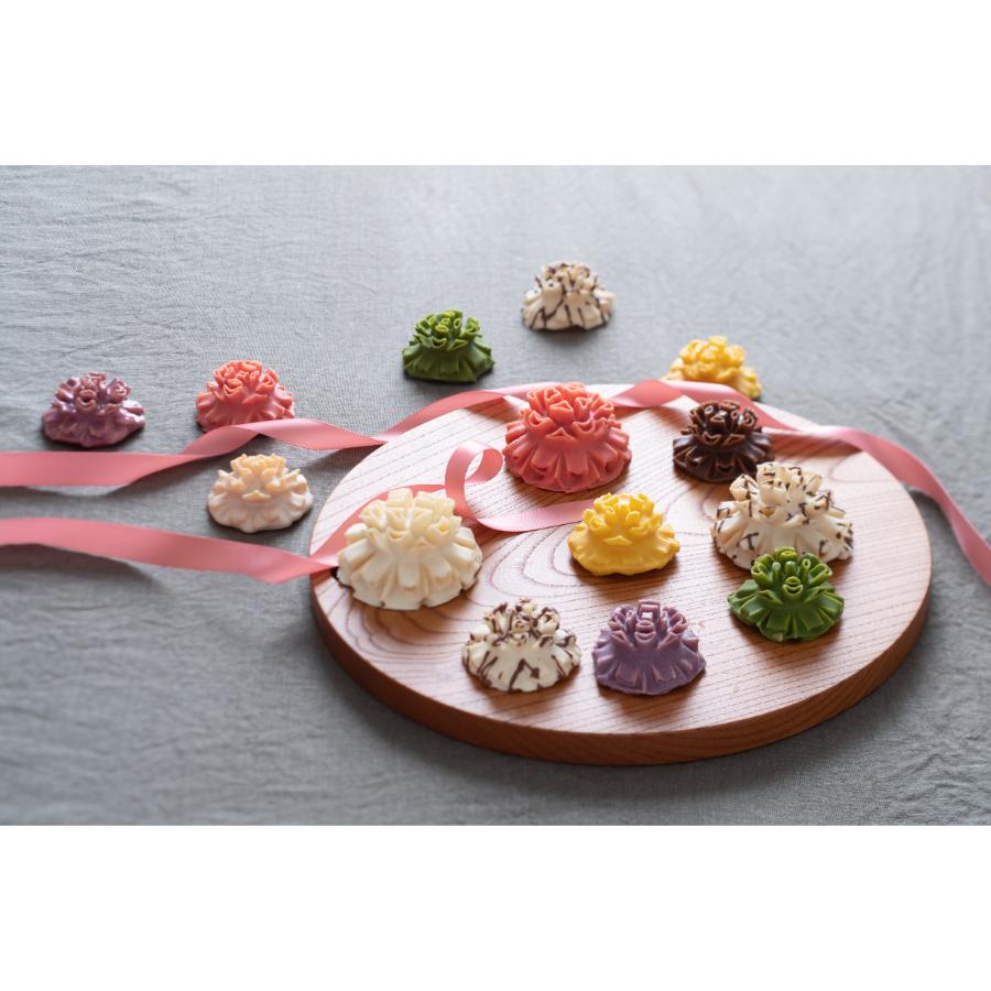 ＜賀門＞「チョコかりん」5種詰合せ（ホワイト・イチゴ・マーブル・ビター・抹茶）各2個（計10個）