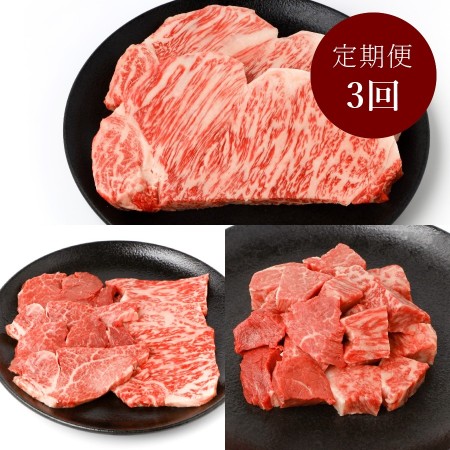 ＜大道精肉店＞A5等級「伊賀牛」ヒレ＆サーロイン【3回定期便】