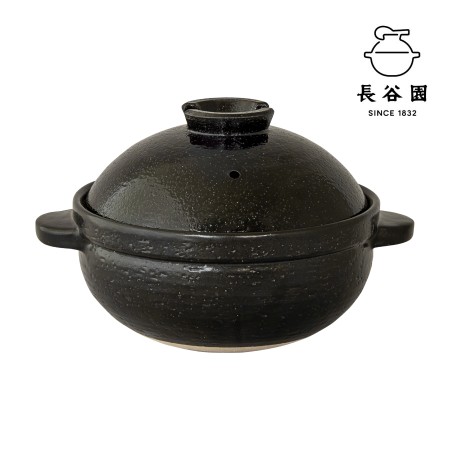 ＜伊賀焼窯元　長谷園＞かまどさんプレミアム　三合炊き 墨