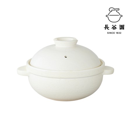 ＜伊賀焼窯元　長谷園＞かまどさんプレミアム　二合炊き 白