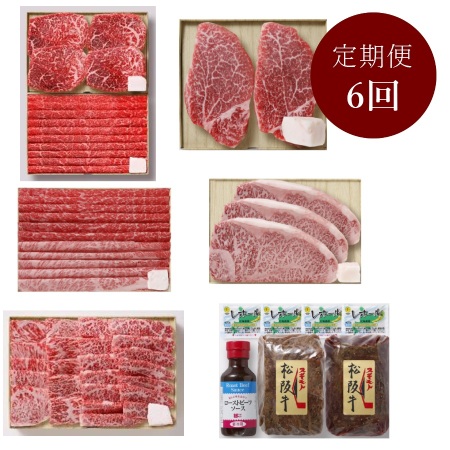 ＜お肉の専門店スギモト／竹内牧場＞「松阪牛」5等級ヒレ肉含む【6ヵ月定期便】