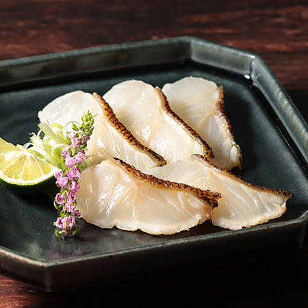 ＜紀伊長島＞「本クエ」　炙り刺身80gx2（計160g）