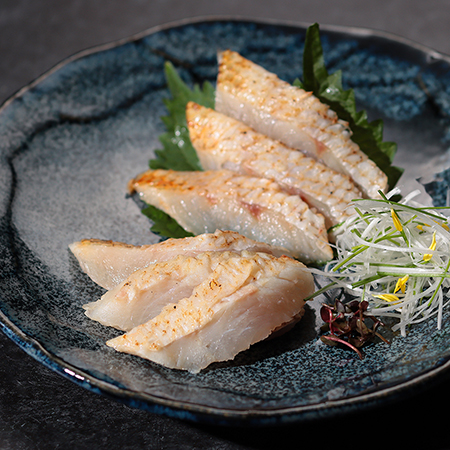 ＜紀伊長島＞「のどぐろ」　炙り刺身（スライス済）60gx2（計120g）