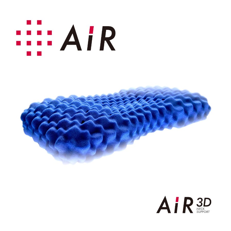 ＜nishikawa/西川＞AiR[エアー]3Dピロー／高め／配色：ブルー