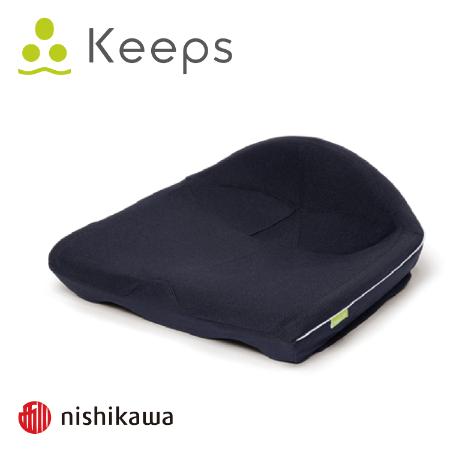 ＜nishikawa/西川＞Keepsクッション　ブラック