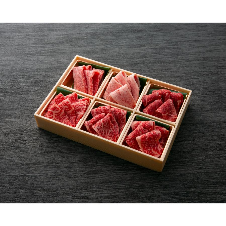 <ひょうたんや>「近江牛」焼肉用6種セット計500g