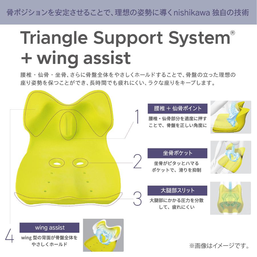 ＜nishikawa/西川＞Keeps クッション for beauty ネイビー