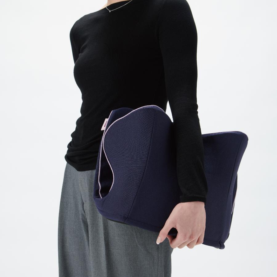 ＜nishikawa/西川＞Keeps クッション for beauty ネイビー