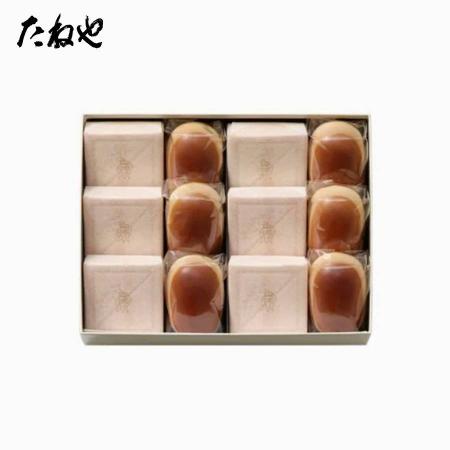 ＜たねや＞栗饅頭6個・斗升最中6個