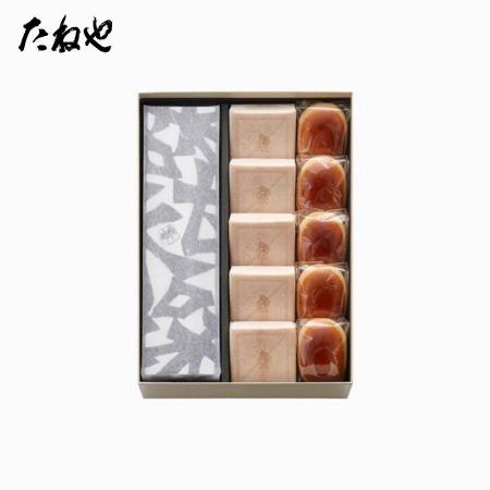 ＜たねや＞栗饅頭5個・斗升最中5個・カステラ1本