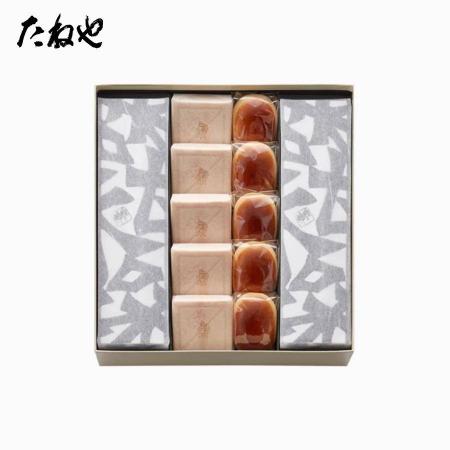 ＜たねや＞栗饅頭5個・斗升最中5個・カステラ2本