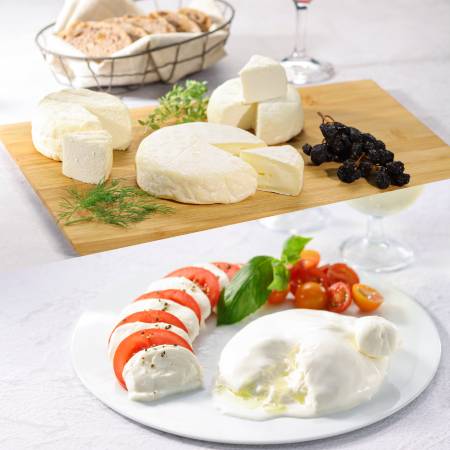 ＜Lactoserum＞「フレッシュ＆熟成チーズ」5種セット（モッツアレラ・ブッラータ・つやこフロマージュ・ラクティック・ツツー）計580g