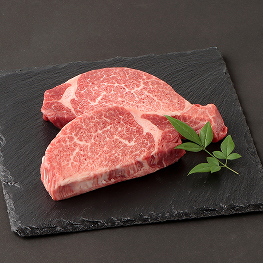 ＜小島食品／澤井牧場＞A４等級以上「近江牛」赤身ステーキ用（ヒレ）100g×２（計200g）