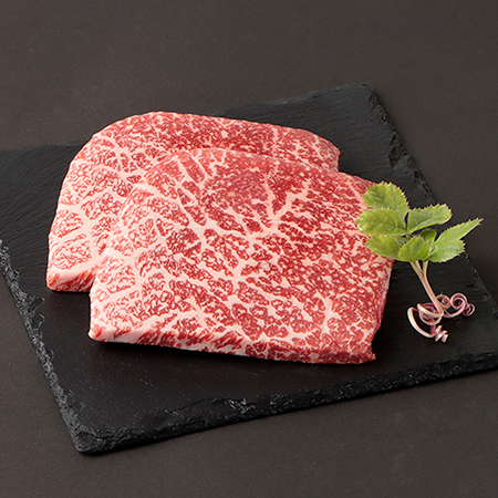 ＜小島食品／澤井牧場＞A４等級以上「近江牛」赤身ステーキ用（モモ）150g×2（計300g）