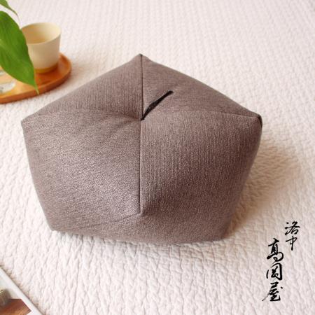 ＜洛中高岡屋＞イージークリーン おじゃみ座布団_グレー
