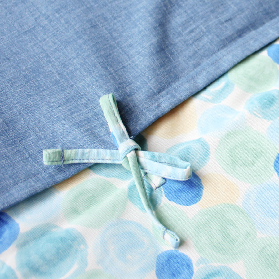 ＜洛中高岡屋＞せんべい座布団（撥水加工の生地を用いたヌード座布団＆洗えるカバー２枚セット）_しゃぼんふゆ