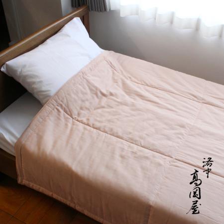＜洛中高岡屋＞ふんわりやわらか スフレガーゼ 薄掛けふとん_山茶花