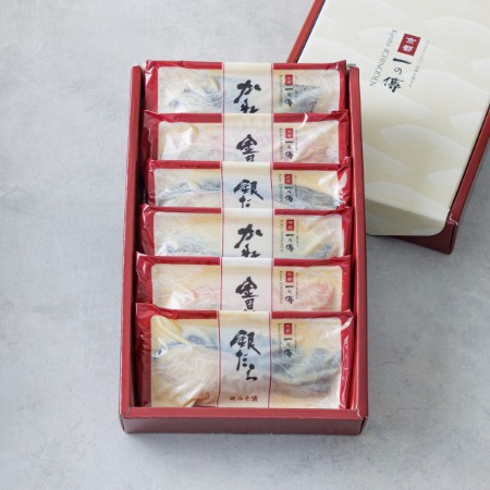 ＜京都一の傳＞『醍醐』蔵みそ漬6切入 京都老舗の無添加西京漬 [G-6]