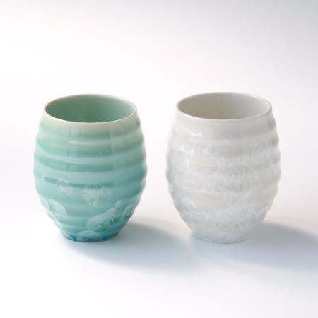 ＜たち吉＞月華　夫婦湯呑