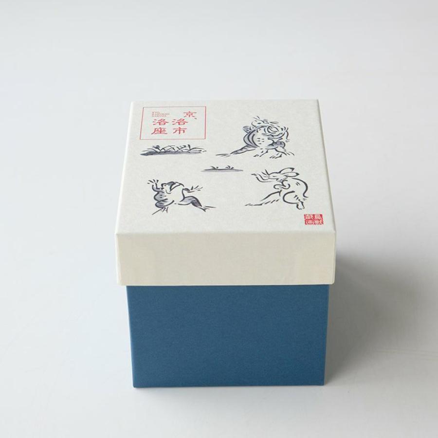 ＜たち吉＞鳥獣戯画　タンブラー　赤絵