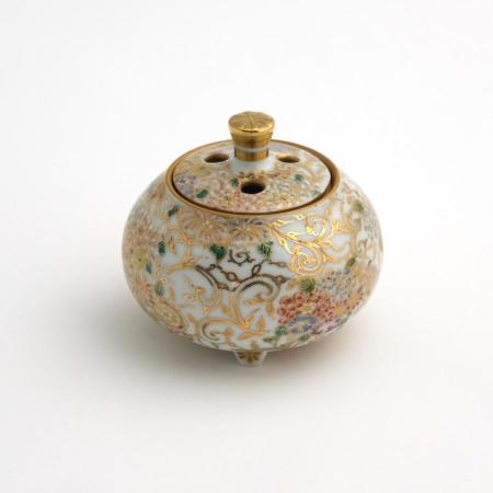 唐三彩 小壺 香炉 小川与山＞金彩花唐草 香炉 | 京都府京都市 | 三越伊勢丹