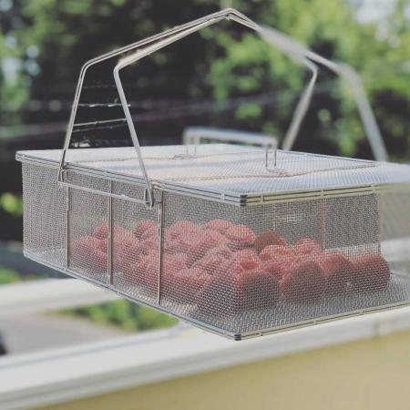 ishihiko　送料無料　純銀製　網代火屋/火舎　36ｇ　刻印あり 鉄瓶 ケトルレイIH対応【清茂作】