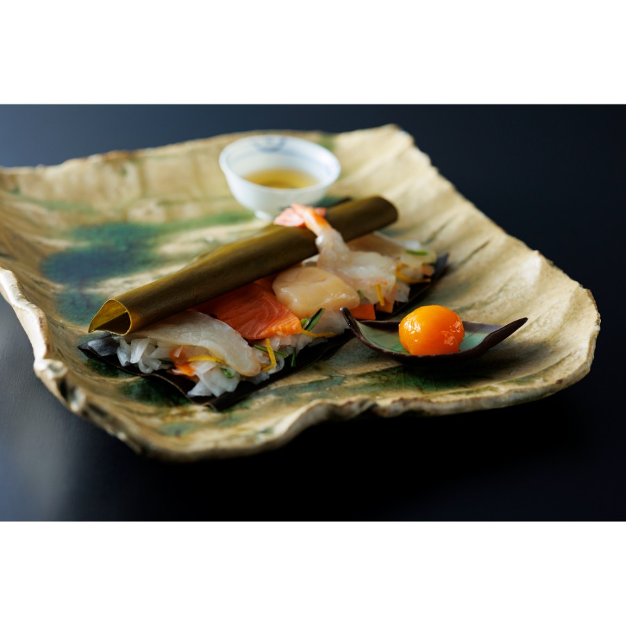 ＜下鴨茶寮＞料亭の昆布〆-漁味-（2人前）