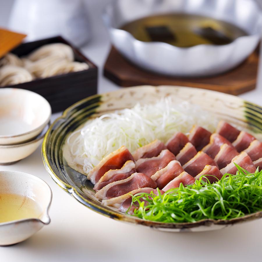 ＜下鴨茶寮＞合鴨と葱の出汁しゃぶ(3人前)