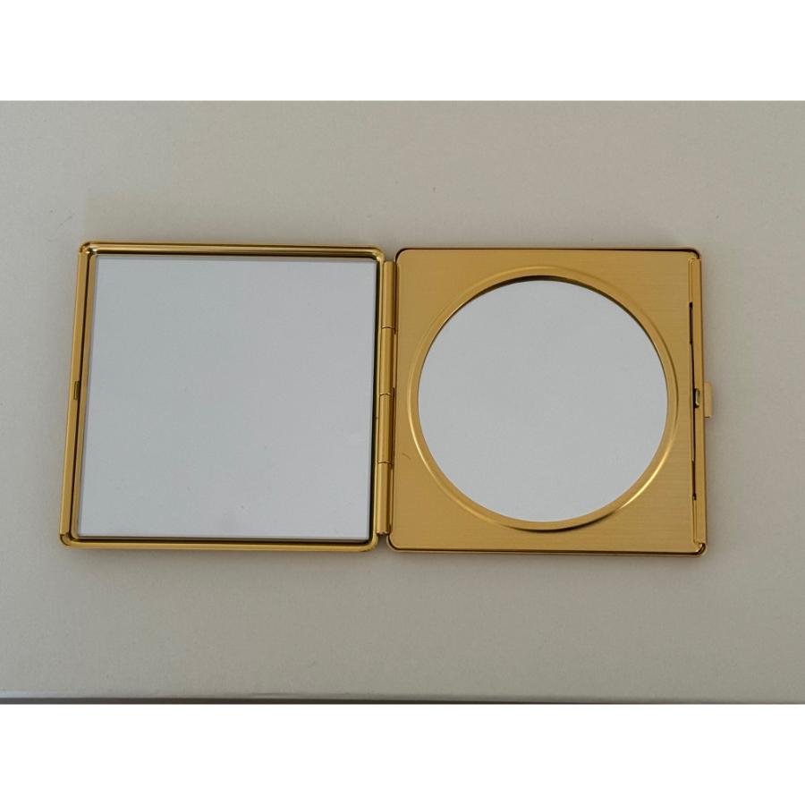 ＜中嶋象嵌＞金銀布目象嵌　Wミラー