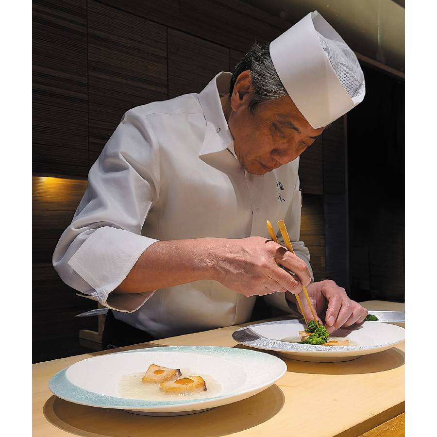 ＜祇園さゝ木＞抹茶バウムクーヘン(直径13cm)