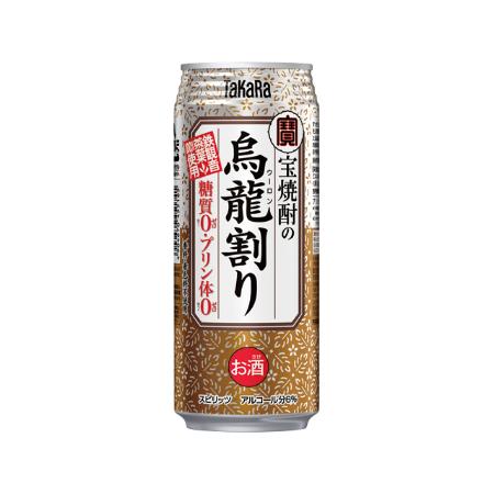 ＜タカラ＞宝焼酎の烏龍割り480ml×24本