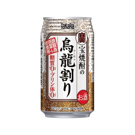 ＜タカラ＞宝焼酎の烏龍割り335ml×24本
