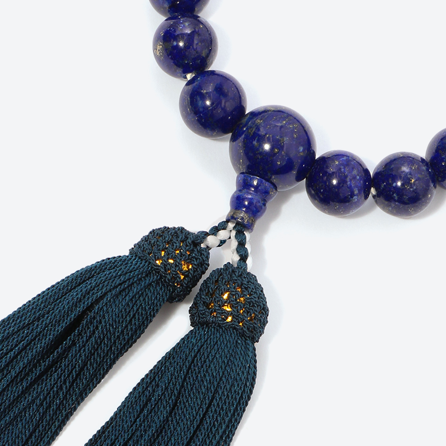 ＜福永念珠舗＞ラピスラズリ22玉