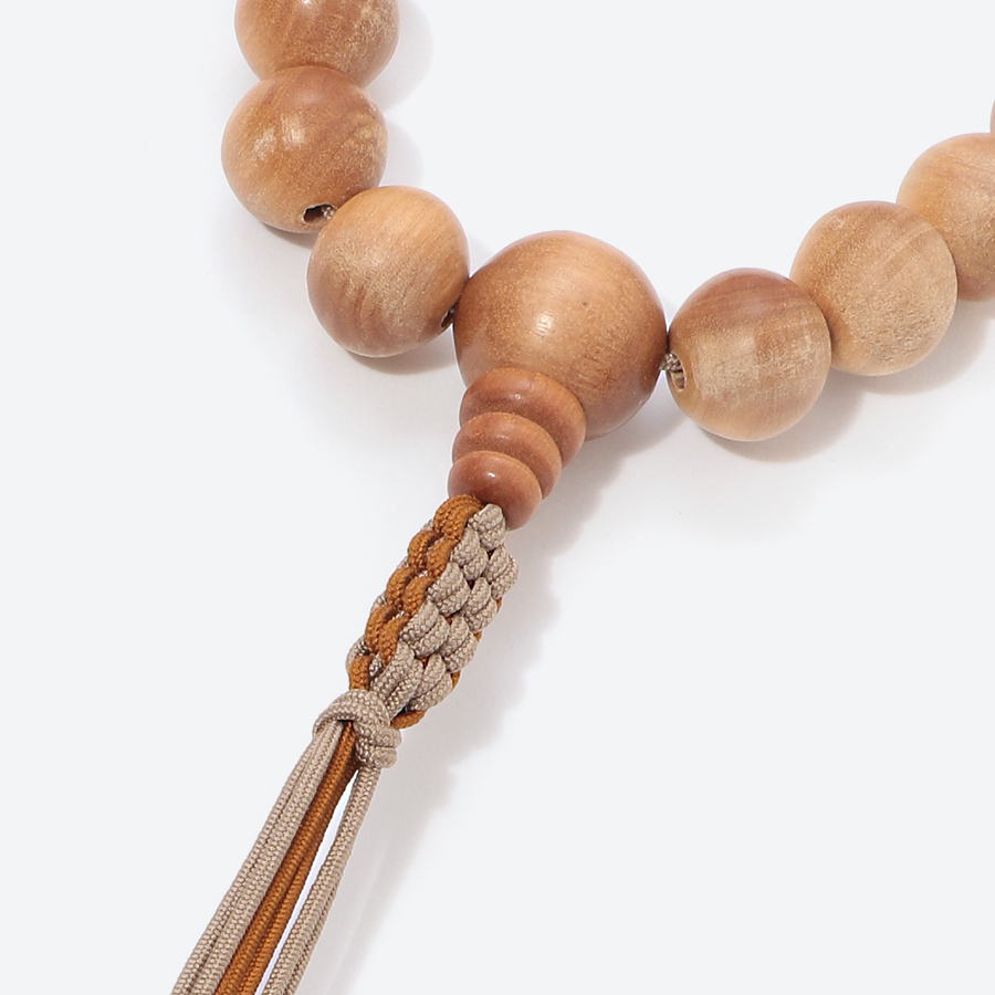 ＜福永念珠舗＞白檀20玉　共仕立