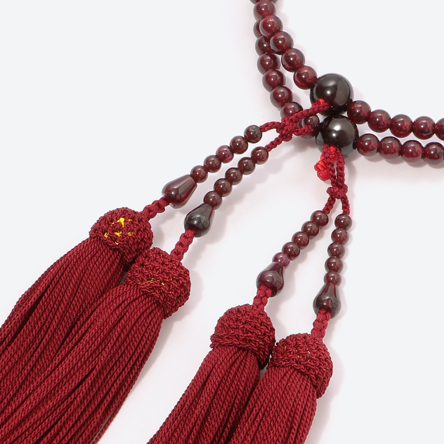 福永念珠舗＞本連念珠 ガーネット | 京都府京都市 | 三越伊勢丹