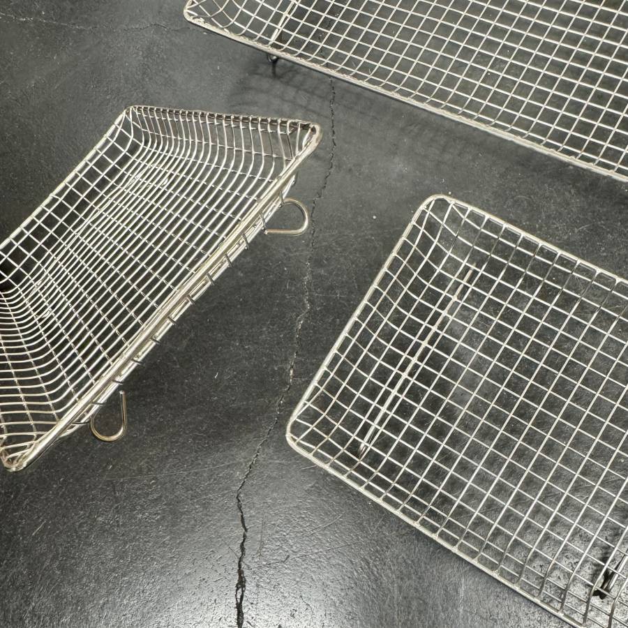 <鳥井金網工芸>トレー小大セット