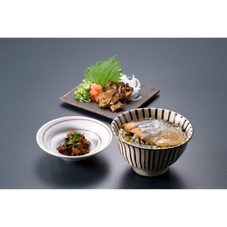 ＜下鴨茶寮＞JIMONO(石巻さば茶漬け・ 芳醇あさりしぐれ・牡蠣の一夜干し)