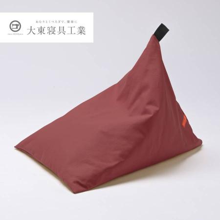 ＜tetra＞8号帆布　あずき　レギュラーサイズ　ビーズクッション座椅子　テトラ