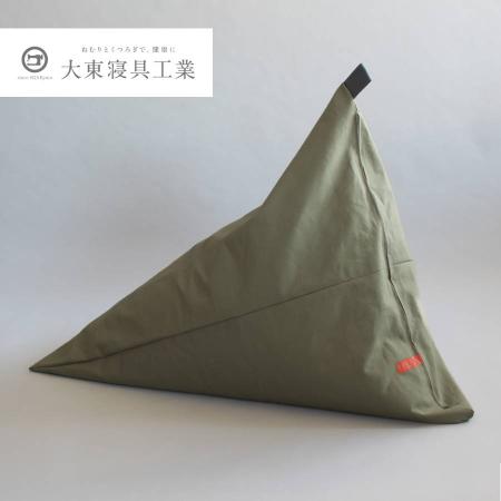 tetra＞8号帆布 カーキ ビッグサイズ ビーズクッション座椅子 テトラ