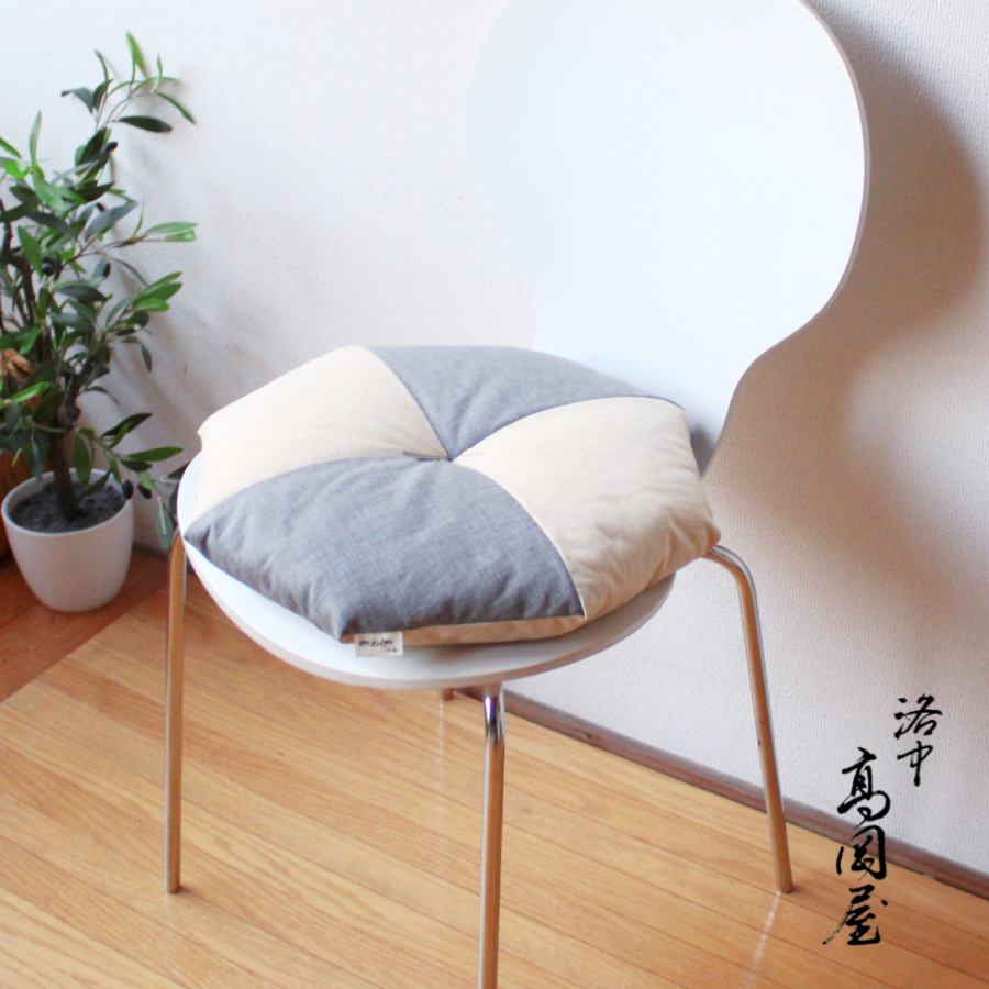 ＜洛中高岡屋＞木綿 おじゃみフラット Ｌサイズ 紙屋紙＆鳥の子