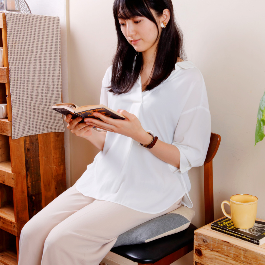 ＜洛中高岡屋＞木綿 おじゃみフラット Ｌサイズ 紙屋紙＆鳥の子