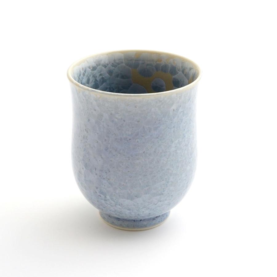 ＜陶あん＞花結晶　組湯呑（銀花・金花）