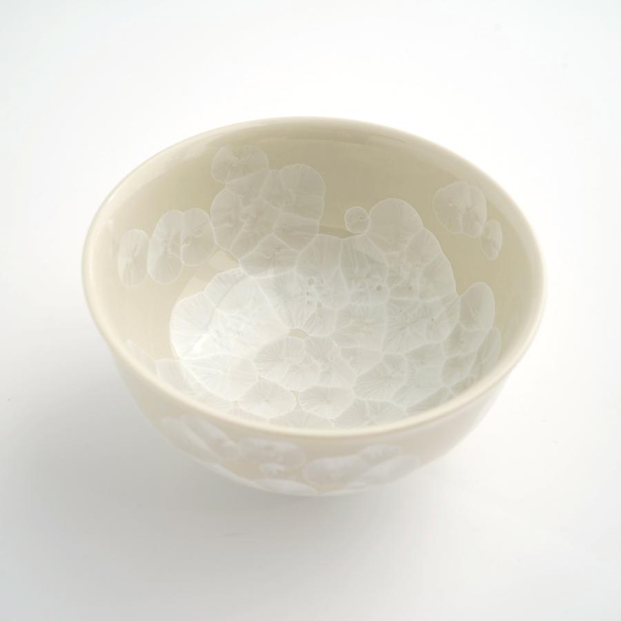 ＜陶あん＞花結晶　組茶碗（青・白）