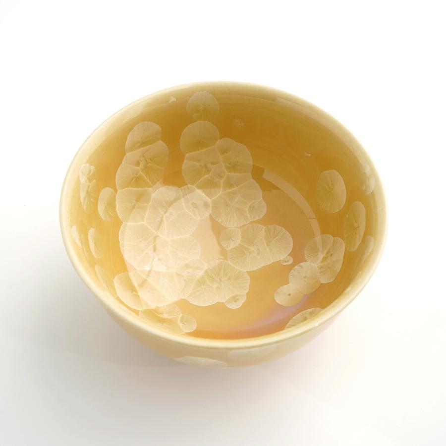 ＜陶あん＞花結晶　茶碗（金花）