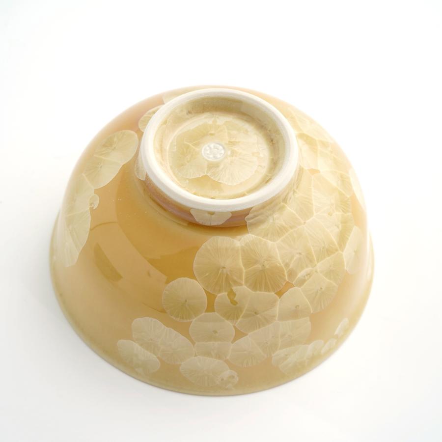 ＜陶あん＞花結晶　茶碗（金花）