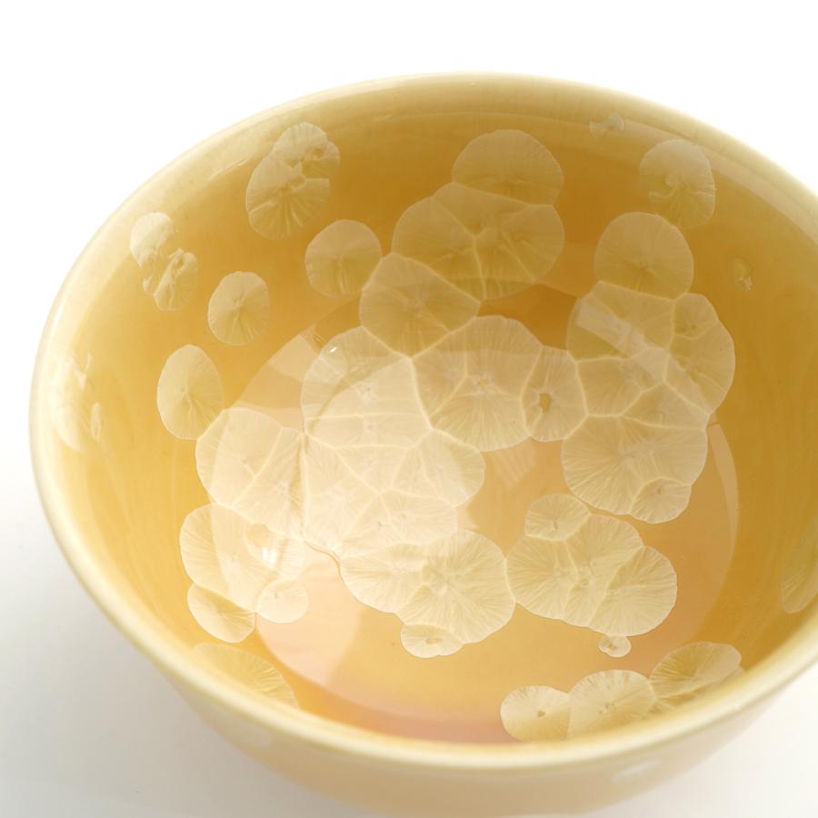 ＜陶あん＞花結晶　茶碗（金花）